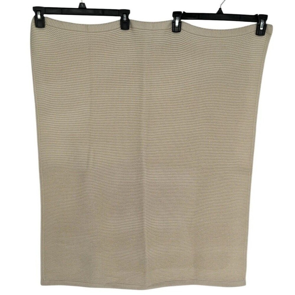 Cloud Island Baby Blanket Knit Cream Beige Boho Neutral Unisex One Size